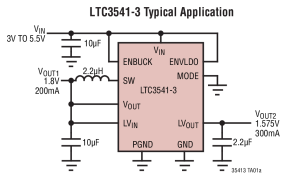 LTC3541-3多拓扑DC/DC参数介绍及中文PDF下载