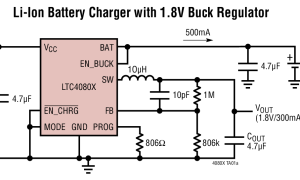 LTC4080X电池充电器+DC/DC参数介绍及中文PDF下载
