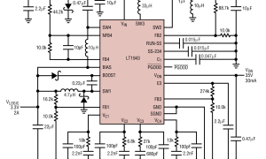 LT1943内部电源开关升压稳压器参数介绍及中文PDF下载