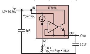 LT3085正电源线性稳压器(LDO)参数介绍及中文PDF下载