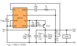 RH1573K离散通道元件线性稳压器(LDO)参数介绍及中文PDF下载