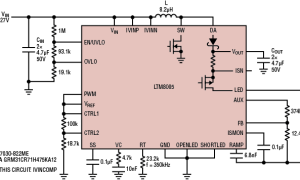 LTM8005µModuleLED驱动器参数介绍及中文PDF下载
