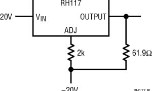 RH117正电源线性稳压器(LDO)参数介绍及中文PDF下载
