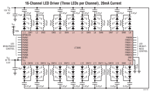 LT3595降压型LED驱动器参数介绍及中文PDF下载