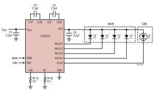 LTC3210无电感器型(充电泵)LED驱动器参数介绍及中文PDF下载