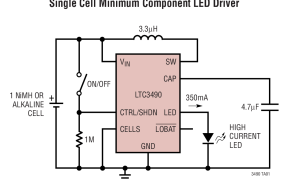 LTC3490升压型LED驱动器参数介绍及中文PDF下载
