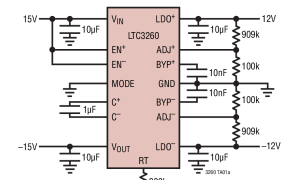 LTC3260稳压反相电荷泵参数介绍及中文PDF下载