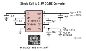 LTC1502-3.3稳压升压电荷泵参数介绍及中文PDF下载