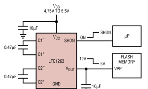 LTC1263稳压升压电荷泵参数介绍及中文PDF下载