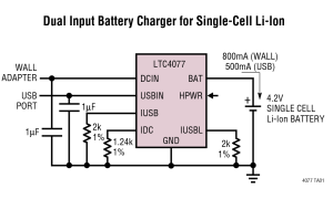 LTC4077线性电池充电器参数介绍及中文PDF下载