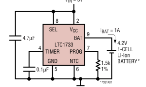 LTC1733线性电池充电器参数介绍及中文PDF下载
