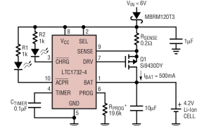 LTC1732-4线性电池充电器参数介绍及中文PDF下载
