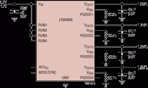 LTM4668µModule降压型稳压器参数介绍及中文PDF下载