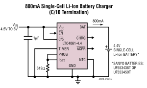 LTC4061-4.4线性电池充电器参数介绍及中文PDF下载