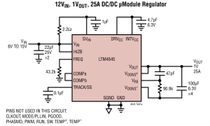LTM4645µModule降压型稳压器参数介绍及中文PDF下载