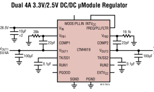LTM4619多个输出降压调节器参数介绍及中文PDF下载
