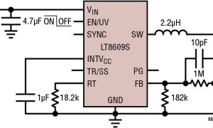 LT8609S内部电源开关降压稳压器参数介绍及中文PDF下载