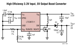 LTC3872-1外部电源开关升压控制器参数介绍及中文PDF下载