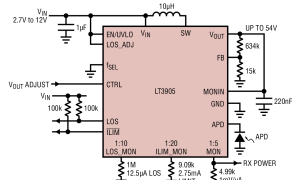 LT3905内部电源开关升压稳压器参数介绍及中文PDF下载
