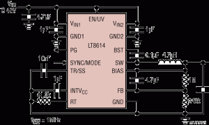LT8614内部电源开关降压稳压器参数介绍及中文PDF下载