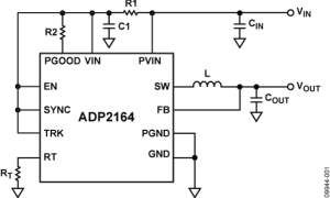 ADP2164内部电源开关降压稳压器参数介绍及中文PDF下载