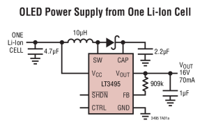 LT3495内部电源开关升压稳压器参数介绍及中文PDF下载
