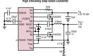 LTC3878外部开关电源降压型控制器参数介绍及中文PDF下载