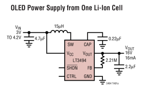 LT3494微功耗升压稳压器参数介绍及中文PDF下载