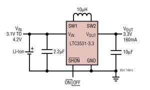 LTC3531内部电源开关升降压稳压器参数介绍及中文PDF下载