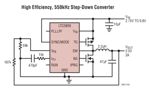 LTC3809外部开关电源降压型控制器参数介绍及中文PDF下载