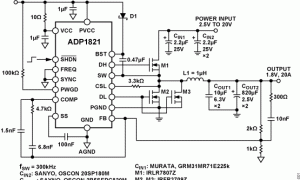 ADP1821外部开关电源降压型控制器参数介绍及中文PDF下载