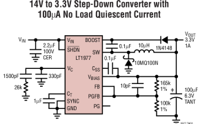 LT1977高输入电压降压稳压器参数介绍及中文PDF下载