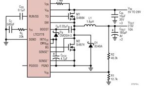 LTC3778外部开关电源降压型控制器参数介绍及中文PDF下载