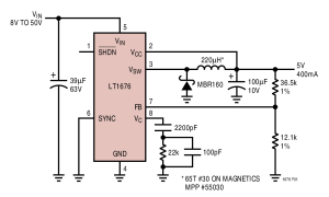 LT1676高输入电压降压稳压器参数介绍及中文PDF下载