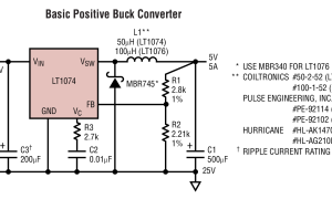 LT1074高输入电压降压稳压器参数介绍及中文PDF下载